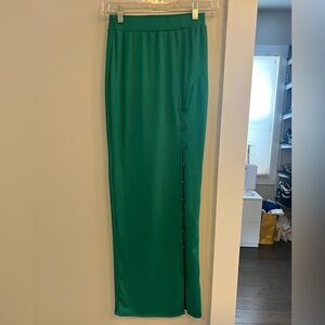 Chic Teal Pencil Skirt